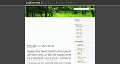 Desktop Screenshot of eatevolved.com