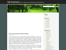 Tablet Screenshot of eatevolved.com